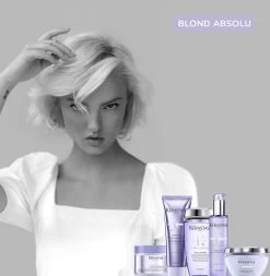 Kérastase Blond Absolu Bain Ultra-Violet -Hair Chic Soldes kerastase blond absolu bain ultra violet shampoing bain pour les cheveux blonds froids ayant subi une decoloration ou un balayage 5