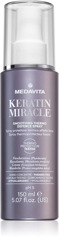 Medavita Keratin Miracle Smoothing Thermo Defence Spray