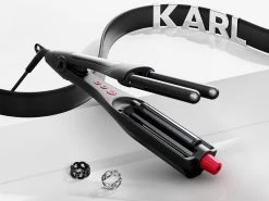 Rowenta Karl Lagerfeld Waves Addict CF471LF0 -Hair Chic Soldes rowenta karl lagerfeld waves addict cf471lf0 boucleur triple pour cheveux 5